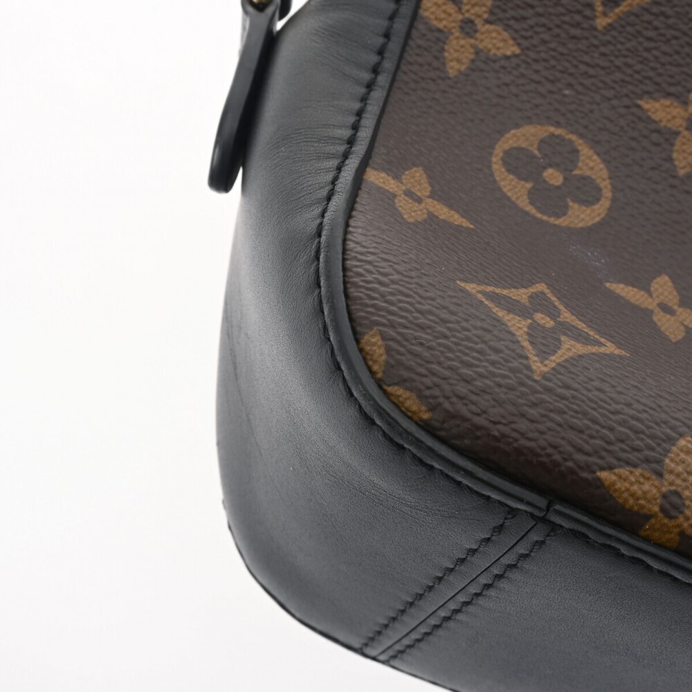 Louis Vuitton Saintonge Black Noir Canvas Monogram Shoulder Bag - Picture 6 of 11